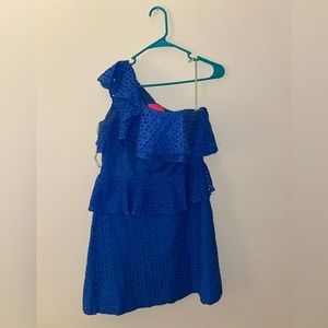 Lily Pulitzer one shoulder dress. Size 8. Worn a few times.